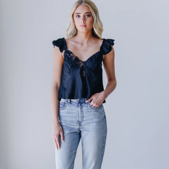 new Free People Harmony Lace Tank 253 - Picture 2 of 13